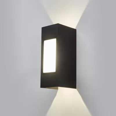 Настенный светильник уличный Techno 1638 TECHNO LED черный Elektrostandard