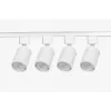 Трековая система в сборе  TR70-SET4-GU10-WH цилиндр белый ЭРА