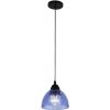 Стеклянный подвесной светильник Dzhenis WD4004/1P-BK-BL конус