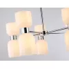 Стеклянная потолочная люстра HIGH LIGHT LH56083 белая Ambrella