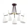 Потолочная люстра MODERNI OLIVER 4494/5C белая конус Lumion