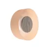 Стеклянный настенный светильник Totem 10466W Amber matte wood цвет янтарь цилиндр Loft It
