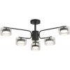 Стеклянная потолочная люстра Natalina 8349/6C прозрачная цилиндр Lumion