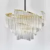 Хрустальная подвесная люстра  WALTZ01 прозрачная ImperiumLoft