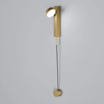 Бра Orco 40112/LED латунь Elektrostandard белое