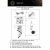 Стеклянный подвесной светильник Violet APL.763.03.09 форма шар прозрачный Aployt