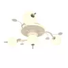 Потолочная люстра Melia 10299/3LED BL форма шар белая Escada