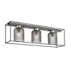 Стеклянная потолочная люстра Morrison VL5472L03 цилиндр черная Vele Luce