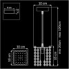 Хрустальный подвесной светильник CRISTALLO 795414 прозрачный Lightstar