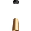 Подвесной светильник Barrel 48423 конус цвет золото Feron