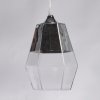 Стеклянный подвесной светильник Соло 112011701 прозрачный DeMarkt