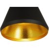 Подвесной светильник Loffia LDP 7867 BK+GD черный конус Lumina Deco