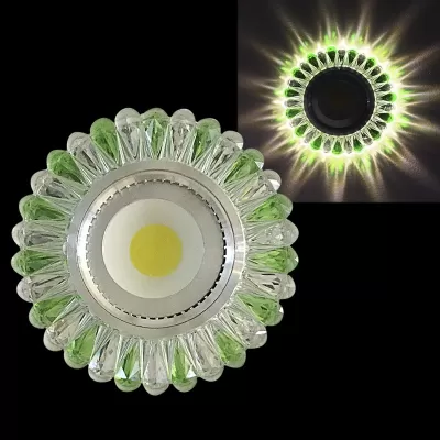 Светодиодный точечный светильник  42230-9.0-001PL MR16+LED3W CL/LGN