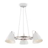 Подвесная люстра Falke Market FR8001PL-03WG конус белая Freya Подвесная люстра Falke Market FR8001PL-03WG конус белая Freya
