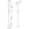 Торшер Soho T111022/2black черный цилиндр
