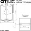 Стеклянный настенный светильник уличный Forts CLU09W1 прозрачный Citilux