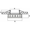 Стеклянный точечный светильник Monilo 031702 прозрачный Lightstar