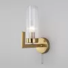 Стеклянное бра Arganie 60133/1 латунь цилиндр прозрачное Eurosvet