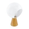 Интерьерная настольная лампа Mamblas 98278 форма шар белый Eglo