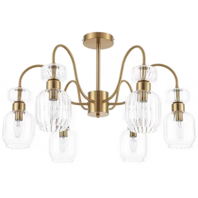 Потолочная люстра Gloss 1141/6PL Clear Escada