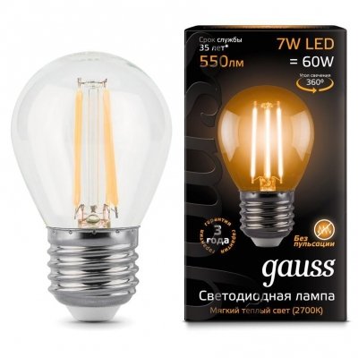 Лампочка светодиодная Filament 105802107 Gauss