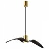 Стеклянный подвесной светильник Birds 4900/1B черный Odeon Light