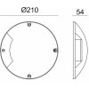 Встраиваемый светильник уличный Helios 732143 Deko-Light