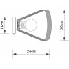 Настенный светильник Maasym A7044AP-1BK черный