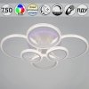 Потолочная люстра  06333-0.3-06C WH (RGB) белая круглая