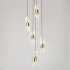 Стеклянный подвесной светильник MD23001022 MD23001022-5A gold прозрачный DeLight Collection