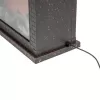Световая фигура  ULD-L2821-005/DNC/RED BLACK FIREPLACE Uniel