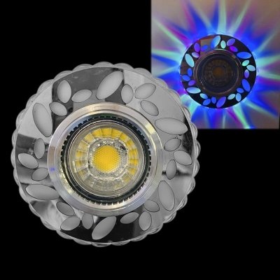 Точечный светильник  42288-9.0-001PL MR16+LED3W CH для натяжного потолка