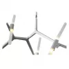 Стеклянная подвесная люстра Laconicita SL947.102.10 белая ST Luce