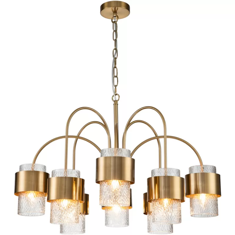 Стеклянная подвесная люстра Eleganza V000323 цилиндр прозрачная Стеклянная подвесная люстра Eleganza V000323 цилиндр прозрачная