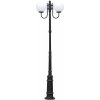 Наземный фонарь GLOBO L 88210LA/10/E7 Bl белый форма шар Oasis Light