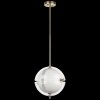Стеклянная потолочная люстра Modena 816033 белая форма шар Lightstar