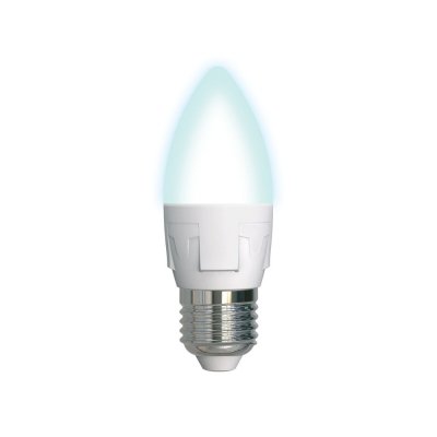 Лампочка светодиодная  LED-C37 7W/NW/E27/FR PLP01WH картон Uniel