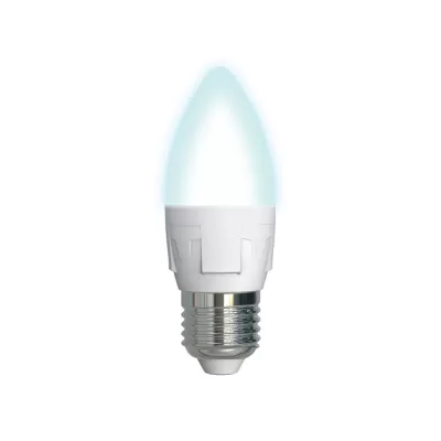 Светодиодный лампочка светодиодная  LED-C37 7W/NW/E27/FR PLP01WH картон Uniel