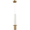 Подвесной светильник Lofty 10705-1 WH-BR белый цилиндр iLamp