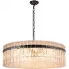 Хрустальная подвесная люстра Nevada 10297/800 Pearl black цилиндр прозрачная Loft It