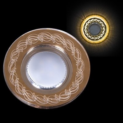 Точечный светильник  00923-9.0-001CN MR16+LED3W FGD для натяжного потолка