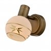 Стеклянный спот Sharleen TL3790Y-01AB форма шар коричневый TopLight
