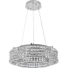 Хрустальный подвесной светильник Karnelli 4024/09/06P прозрачный Stilfort