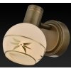 Стеклянный спот Sharleen TL3790Y-01AB форма шар коричневый TopLight