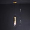 Стеклянный подвесной светильник OM8201004 OM8201004-1 gold прозрачный DeLight Collection