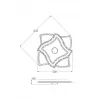 Потолочная люстра Multy-space A1436PL-1WH белая Artelamp