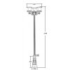 Наземный фонарь TOKIO 68310B B2 Bl opal цилиндр белый Oasis Light