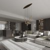 Стеклянный подвесной светильник Estera 6149 Estera форма шар коричневый TK Lighting