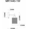 Стеклянное бра Solo MR1440-1W