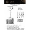 Хрустальная подвесная люстра Melisa APL.747.03.06 прозрачная Aployt